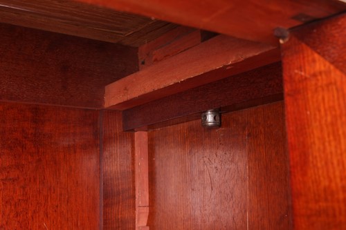 Lot 151 - A French parquetry inlaid, mahogany...