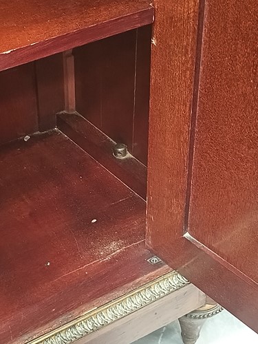 Lot 151 - A French parquetry inlaid, mahogany...