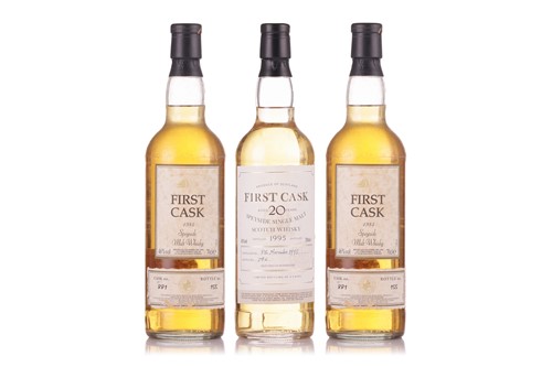 Lot 396 - Three Bottles of First Cask Whisky, comprising...