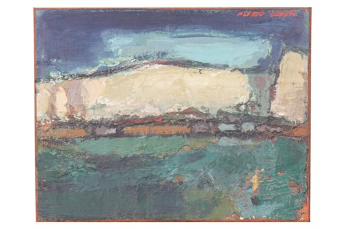 Lot 26 - Alfred Cohen (1920-2001), 'Falaise #1', oil on...
