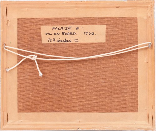 Lot 26 - Alfred Cohen (1920-2001), 'Falaise #1', oil on...
