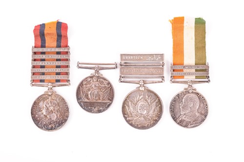 Lot 227 - A Victorian/Edwardian Four-Medal group to...