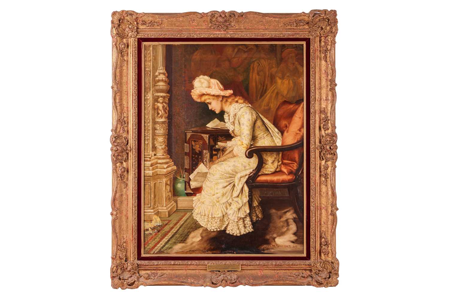 Lot 8 - Maude Goodman (British, 1853-1938), Old Love...