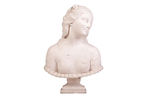 Lot Guirlandi (Italian 19th century), a Carrara...