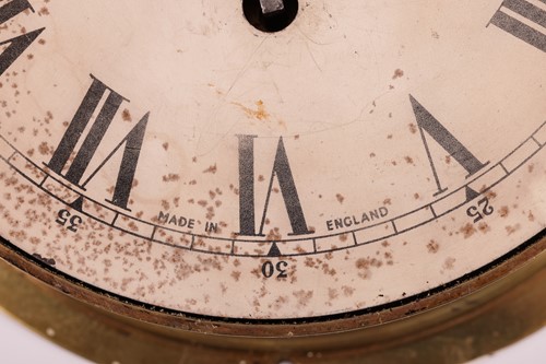 Lot 298 - A brass and steel Smiths 8-day maritime...