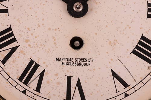 Lot 297 - A Maritime Stores Ltd of Middlesborough brass...