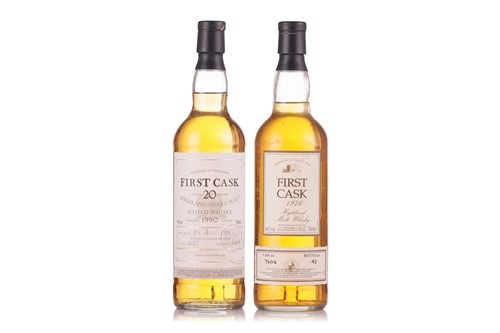 Lot Two bottles of First Cask Whisky: a Blair...