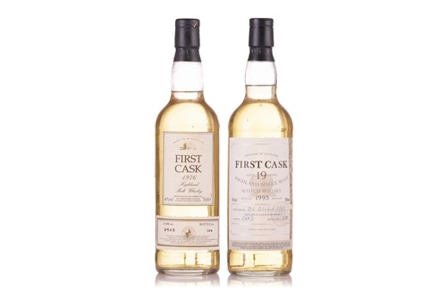 Lot Two bottles of First Cask Whisky: a Port...