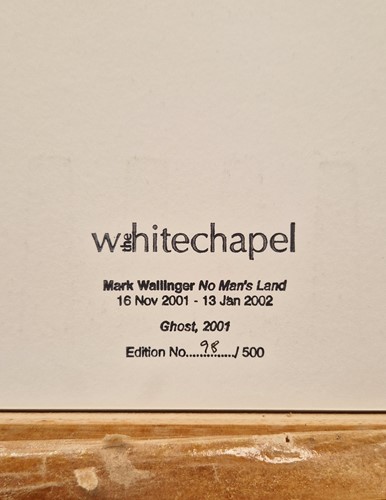 Lot 103 - Mark Wallinger (British b.1959) Ghost signed...