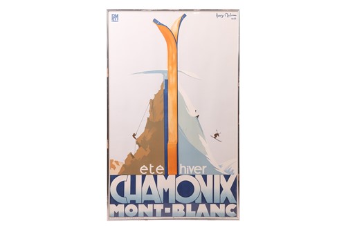 Lot 67 - Tourism poster: Henry Reb (1883-1959) Chamonix...