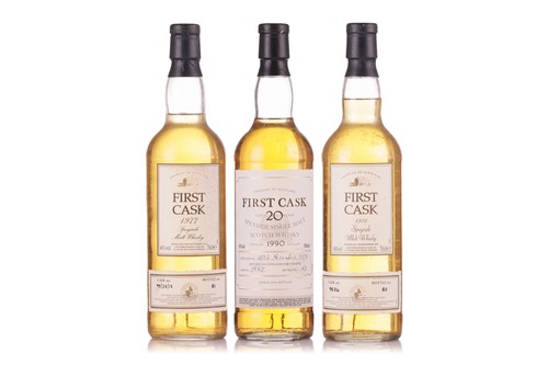 Lot Three Bottles of First Cask Whisky, comprising...