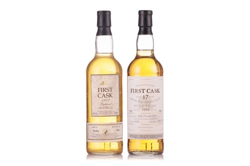 Lot 408 - Two bottles of First Cask Whisk: a Ben Nevis...