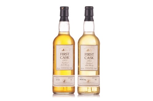 Lot 386 - Two bottles of First Cask Whisky: a Macduff...