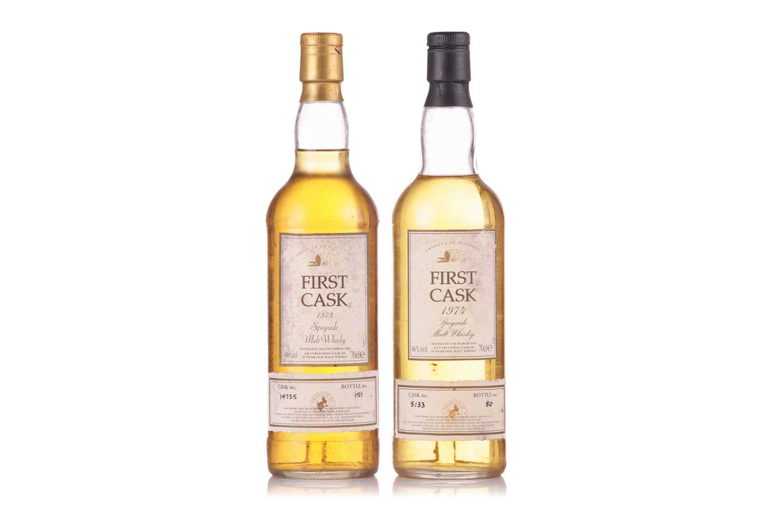 Lot 427 - Two bottles of First Cask Whisky: a