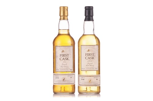 Lot Two bottles of First Cask Whisky: a Glenlivet...