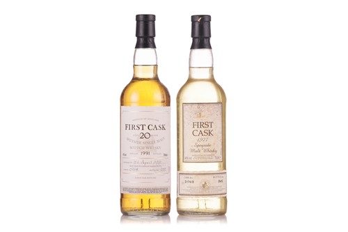 Lot 403 - Two bottles of First Cask Whisky: a Mortlach...