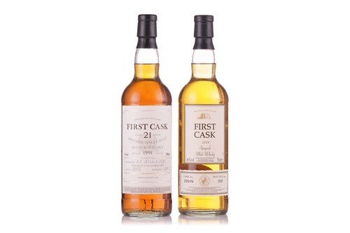 Lot 410 - Two bottles of First Cask Whisky: an Auchroisk...