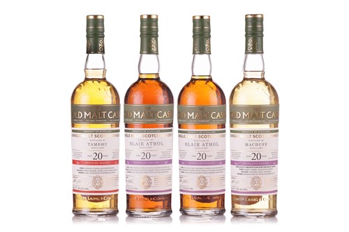 Lot 414 - Four Bottles of The Old Malt Cask, comprising...