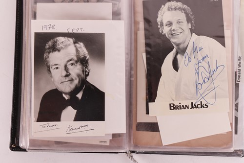 Lot 180 - Autograph albums: three books with signatures...