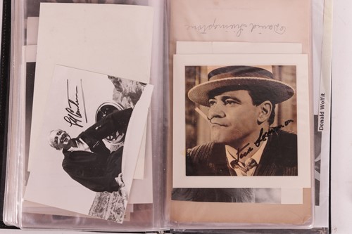 Lot 180 - Autograph albums: three books with signatures...