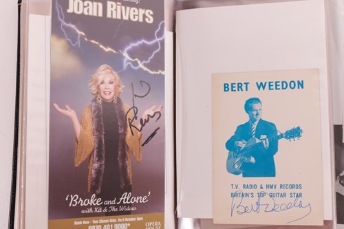 Lot 180 - Autograph albums: three books with signatures...