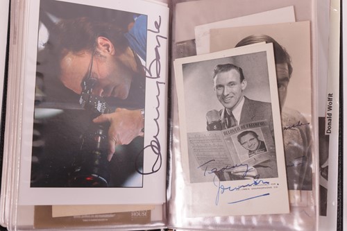 Lot 180 - Autograph albums: three books with signatures...