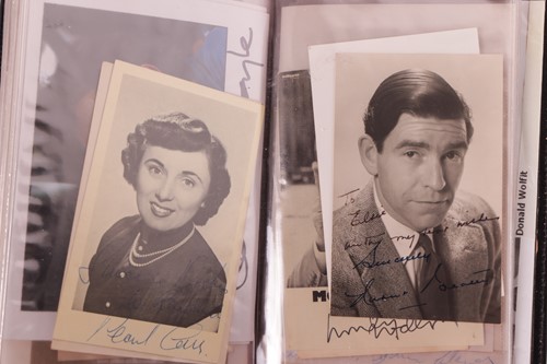 Lot 180 - Autograph albums: three books with signatures...