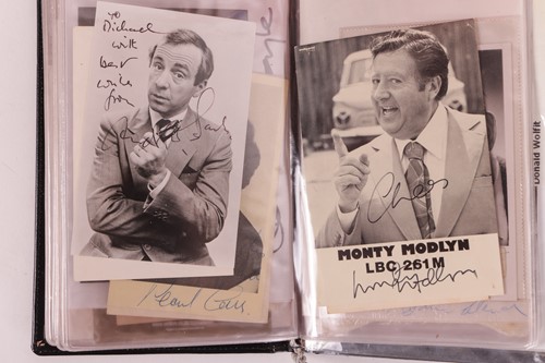 Lot 180 - Autograph albums: three books with signatures...