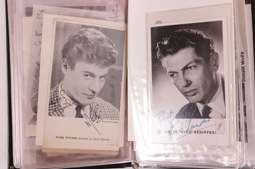 Lot 180 - Autograph albums: three books with signatures...