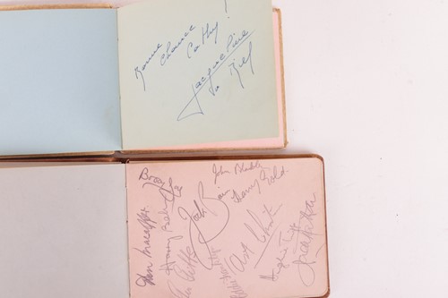 Lot 180 - Autograph albums: three books with signatures...