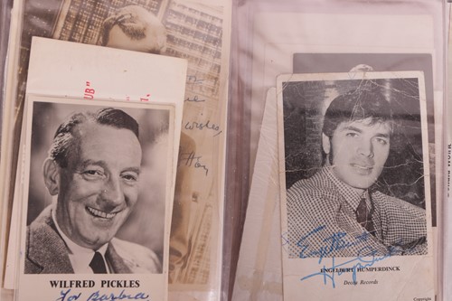 Lot 180 - Autograph albums: three books with signatures...