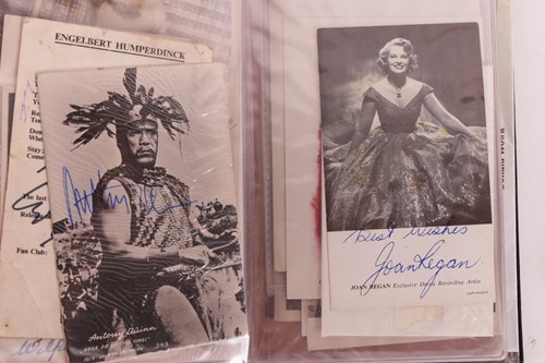 Lot 180 - Autograph albums: three books with signatures...