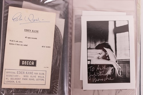 Lot 180 - Autograph albums: three books with signatures...