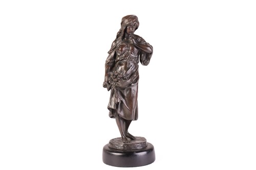 Lot 151 - Emile Louis Picault (1833-1915), a patinated...