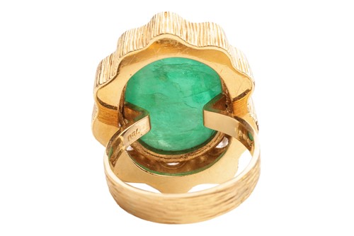 Lot 175 - Andrew Grima - an emerald and diamond cocktail...