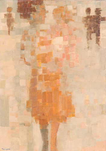 Lot 5 - Michel Thompson (French 1921-2007), Woman with...