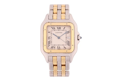 Lot 247 - A Cartier Panthere Ladies Wristwatch Serial:...