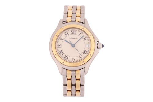 Lot 250 - A Cartier Panthere Cougar Ladies Wristwatch...