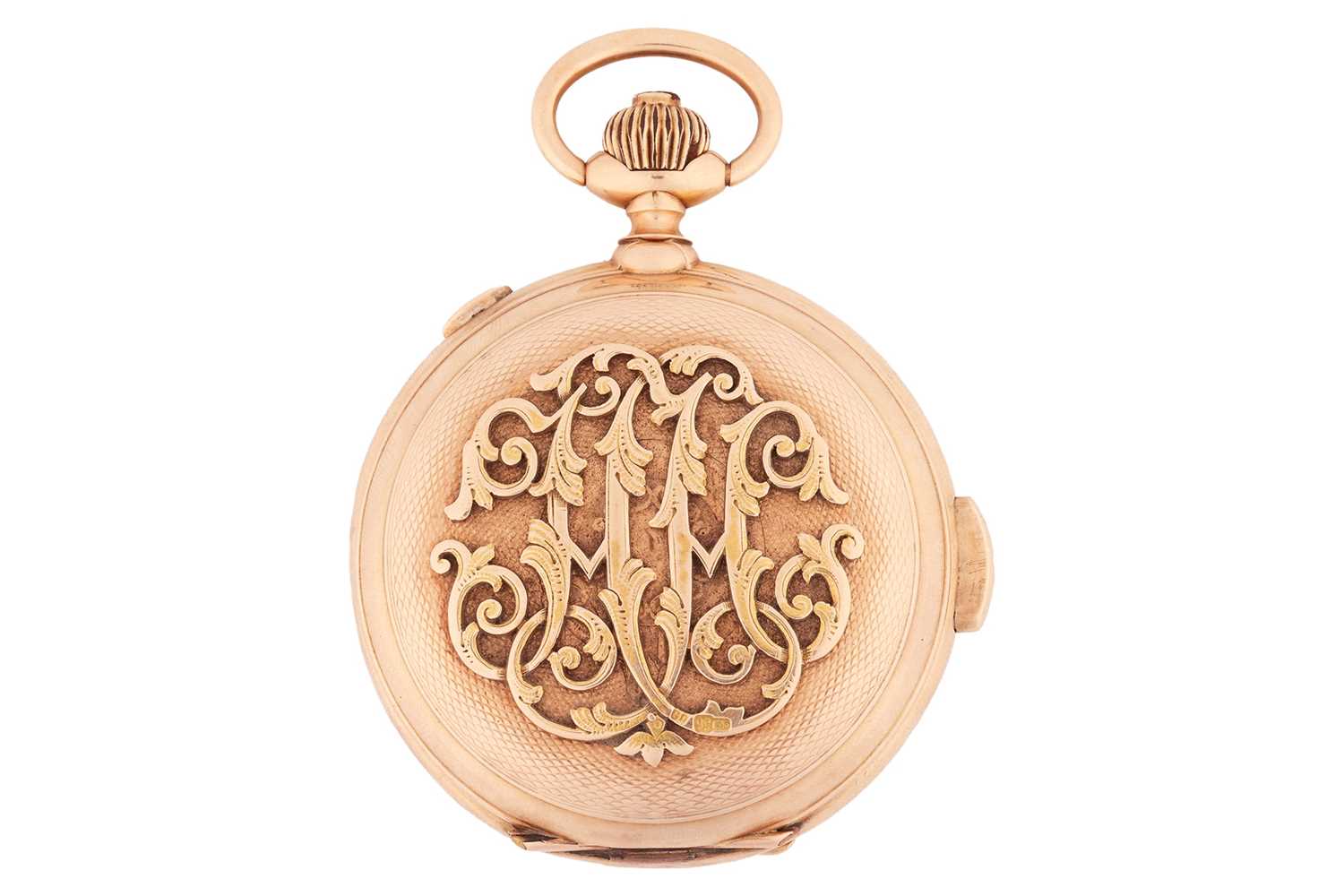 Lot 257 - A La Phare, a fine 14-carat gold cased minute...