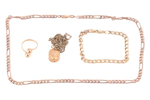 Lot 53 - A small collection of jewellery items; to...