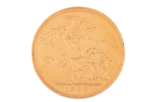 Lot 127 - A 1900 Queen Victoria full sovereign, obverse...