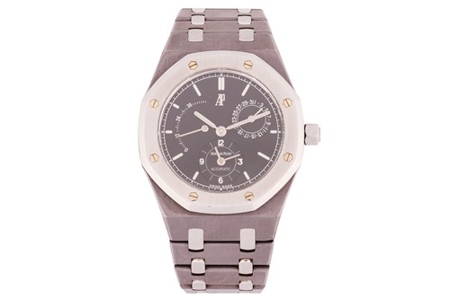 Lot 232 - An Audemars Piguet Royal Oak Dual Time...