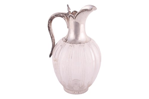 Lot 160 - A late Victorian silver mounted cut glass...