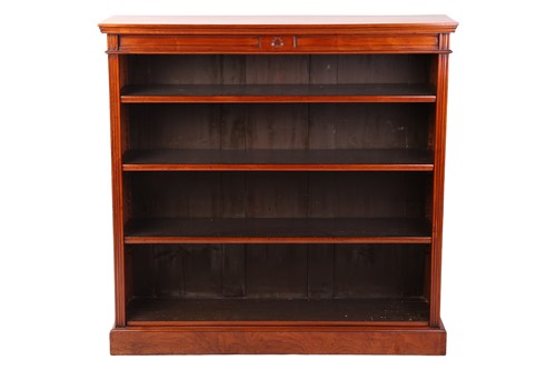 Lot 107 - An Edwardian American black walnut open...