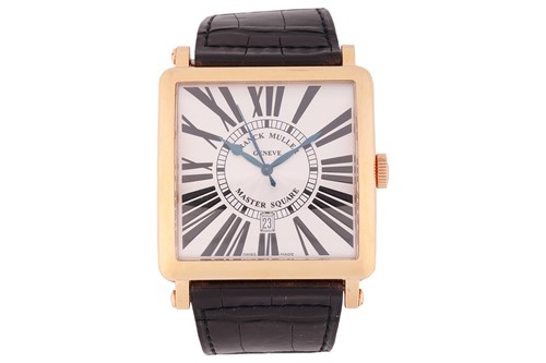 Lot 245 - Franck Muller Master Square 18 Carat Edition...