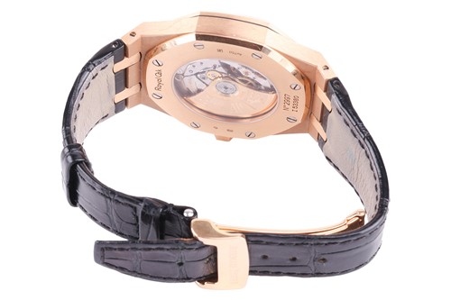 Lot 244 - An Audemars Piguet Royal Oak Model: 15400OR.OO....