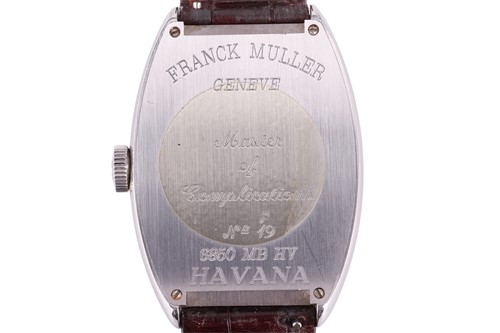 Lot 242 - A Franck Muller Master Banker Havana Edition...