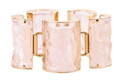 Lot Lalique - 'Nysa' bracelet, comprising five...