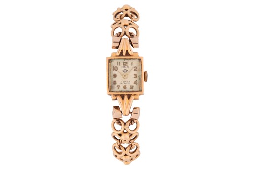 Lot 252 - A Rex 18 Carat Gold Ladies Wristwatch Serial:...