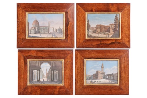 Lot 9 - Giuseppe Carocci (Italian 19th century), a set...